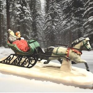 Festive Sleigh Ride Figurine